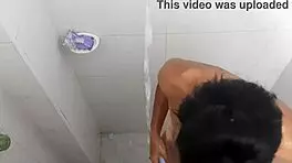 I WATCHED my beautiful stepsister SHOWERING at home, her skinny body glistening