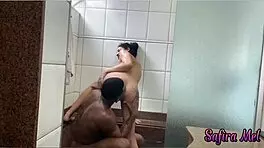 Young Latina Teen Amateur Engages In Interracial Bathroom Encounter With Detailed Oral And Anal Actions