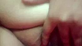 the tattooed girl masturbates in full-length homemade video, touching her boobs