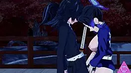 Kocho Shinobu, wanna blow Tomioka Giyu in public for uncensored hentai cumshots? - thereal3dstories