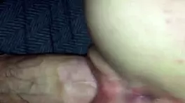 blonde teen gets fucked doggystyle with creampie