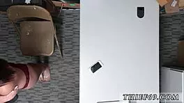black teen sucks in police uniform, cum in mouth