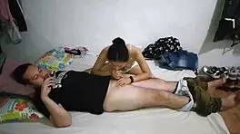 Ex-Girlfriend of Best Friend Gives Intense Blowjob