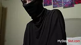 Latina Step Daughter In Hijab Fucks Gabriela Lopez Hard!