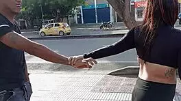 encounter with latina on university path