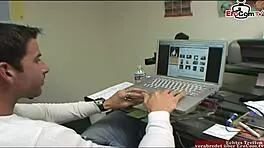 Black Haired Slut Shoots Her First Porn