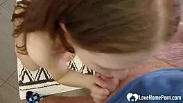 she sucks that old cock in heels