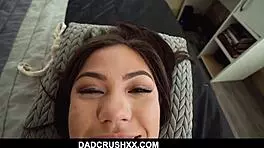 Is step daddy watching Kendra Spade get taken by another?