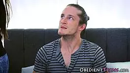banged rough, teen 18+ gets jizz all over