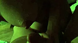 The babysitter is sucking cock and giving a handjob, so naughty!