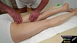 i'm a petite european teen 18+ diving into an old man's muff