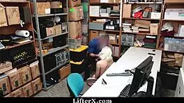 Wow, blonde teen caught shoplifting! What’s her punishment gonna be?