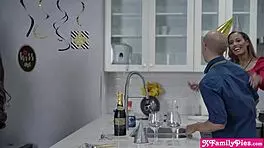 i-i caught my teen stepcousins jewelz blue and vina sky fuckin with parents around