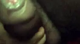 Watch me stroke my big black cock, sexy milf!