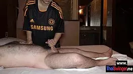 pancake the asian babe rode her client's big cock cowgirl style