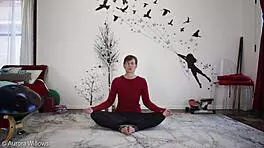 I am teaching a yoga lesson, but I messed up the pose.