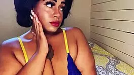 In this casual scene, cute pornstar Snow rides tight dildo in masturbation preview