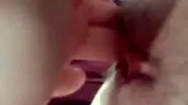 cute teen plays with toys alone