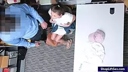 Pretty Teen Theft Screwed By LP Officer