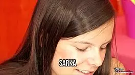 little cutie sarka loving that hard cock and facial cum 😍