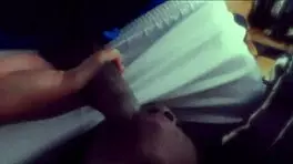 Watch Allen's Ebony Couple Swallow Big Black Cock Cumshot!