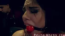 Very nice teen girl plays a chair bondage game with aidra fox