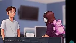 Summertime Saga 41: College Roleplay Game Scene