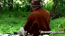 i licked that juicy pussy outdoors with the teen brunette