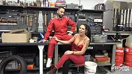 aurrora craves a crazy threesome adventure with two men