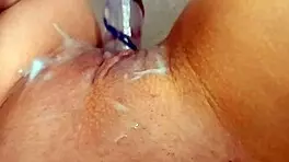 Intense Emotions In Anal Masturbation And Dildo Fucking To Wet Pussy Orgasm In Bathroom