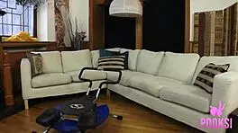 melanie, the lustful teen, gets a facial after doggystyle fucking