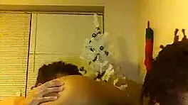 Thick Ebony Teen 18+ Spends Time with Boyfriend and Friends