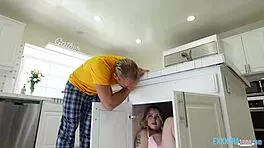 I, Haley Spades, get fucked and jizzed on by stepdad Clarke Kent