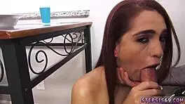 Teen Secretary In Stockings Sucks Stepbro's Banana In Taboo Hardcore Scene