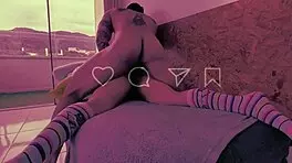 Stepsister deepthroats monster cock for facial.