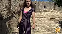 amandine 18 fucks outdoors to change her life