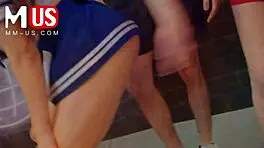 Carolina Cortez and Apollo Banks start with kissing in Jerkaoke ep1. They escalate to hardcore blowjobs and licking wet pussies.