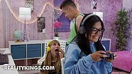 Kinky Blonde Angel Borrows Roommate's Bf For Quick Fuck
