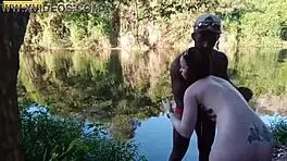 friend's unprotected woods fuck and facial, secret married men encounters in virgin forest