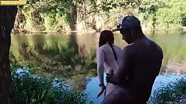 friend's unprotected woods fuck and facial, secret married men encounters in virgin forest