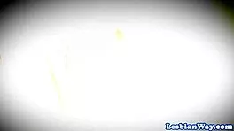 Gushing Dyke Enjoys Threeway With Teens