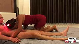 asian girlfriend seduces boyfriend and gets her pussy fingered
