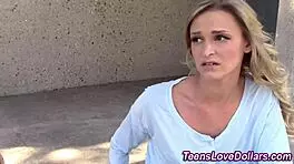 Teen Sucks Cock in Public for Thrilling Outdoor Action