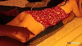 Beautiful brunette gets fucked hard and cums twice