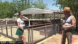 milf catches teen fucking stepdad's hard cock 😏