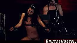 Sexy Athletic Teen Gina Valentina Bound In Extreme BDSM Domination