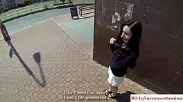 Out-of-town gal banged hard outside! 😜