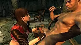 miya, you getting fucked outta nowhere in skyrim 3d? tell me how!