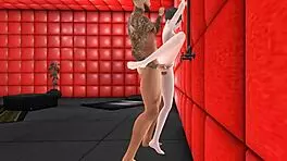 Second Life - Fucking Cute Japanese Girl with Blowjob and Anal