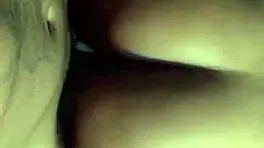 Young amateur with big ass bounces on big black cock in passionate encounter.